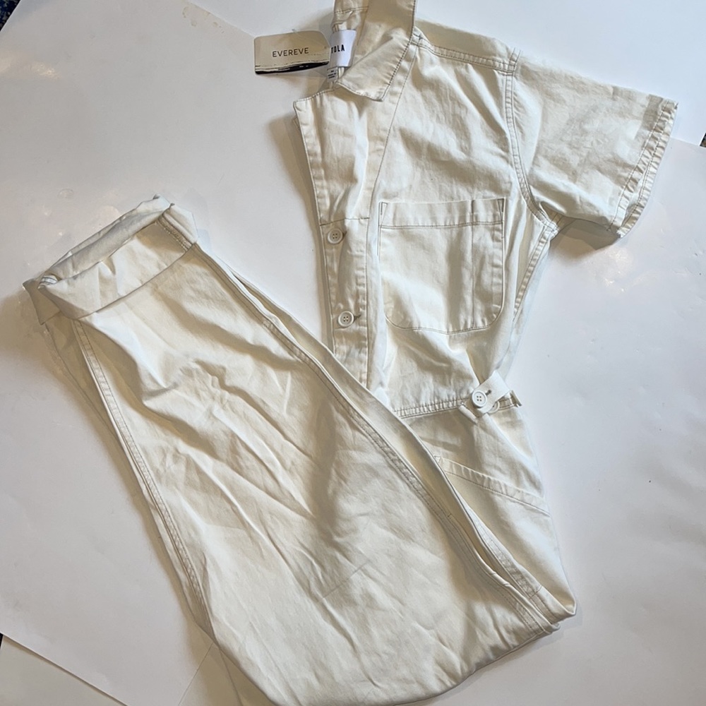 New Pistola Grover jumpsuit in antique white